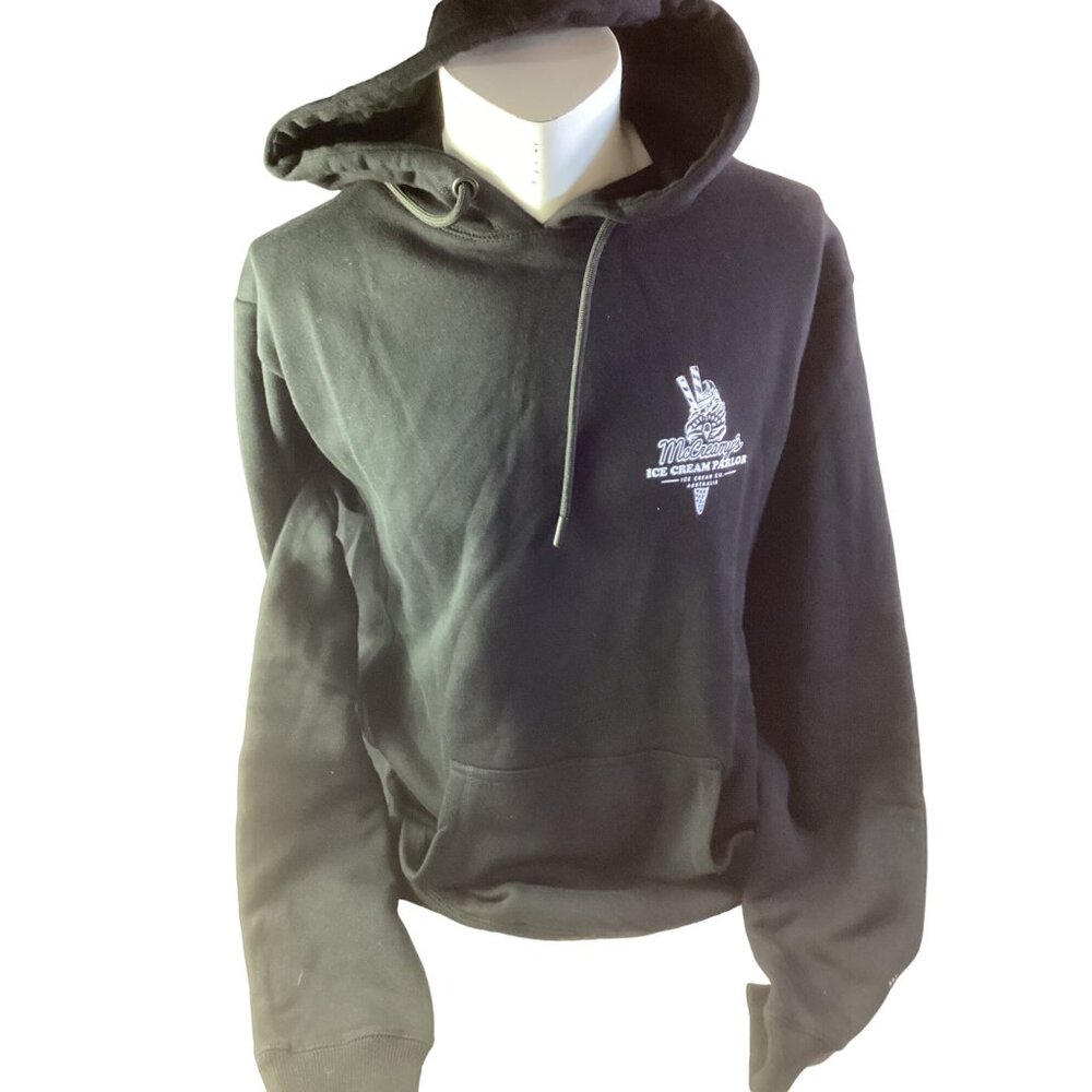 McCreamy’s Ice Cream Parlor of Australia Black Hoodie*Pouch Pocket*Med*NWOT